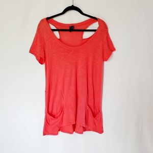 Left of center work out tee